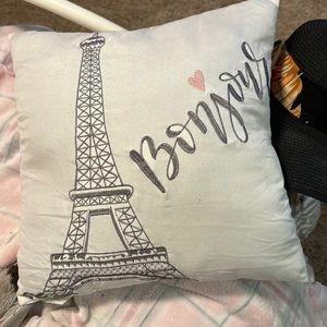 Paris throw pillow